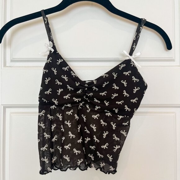 FULL TILT Bow Cami - Black - S - Picture 5 of 7